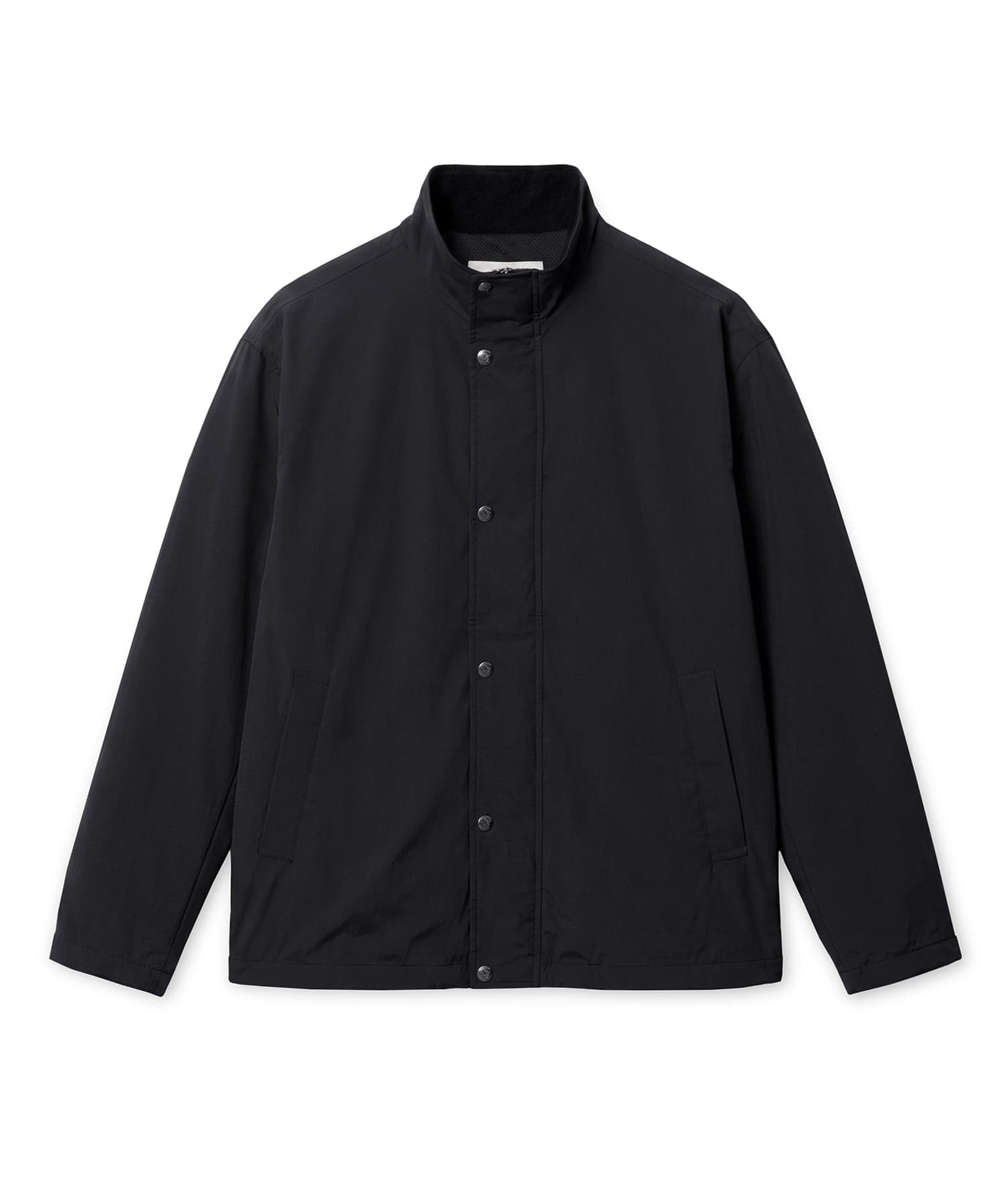 OCTA STAND COLLAR JUMPER (CHARCOAL)